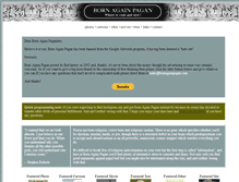 Tablet Screenshot of bornagainpagan.com